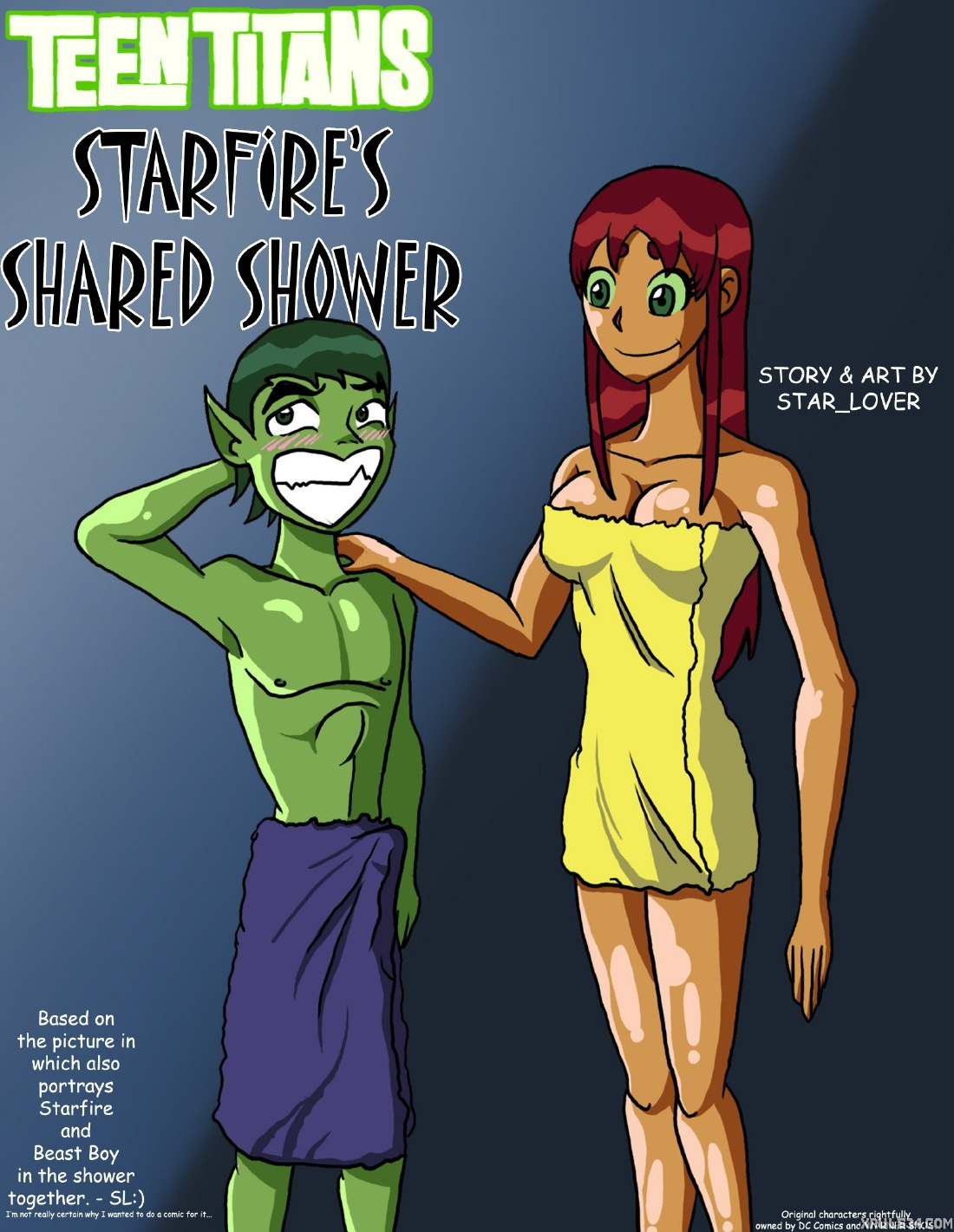 Starfire comics porn