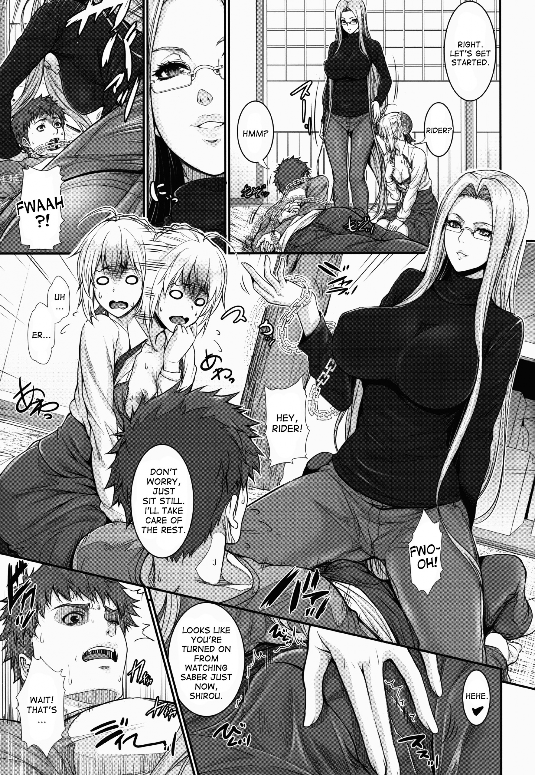 Shirou-kun Harem!! Servant Hen - Multporn Comics & Hentai manga