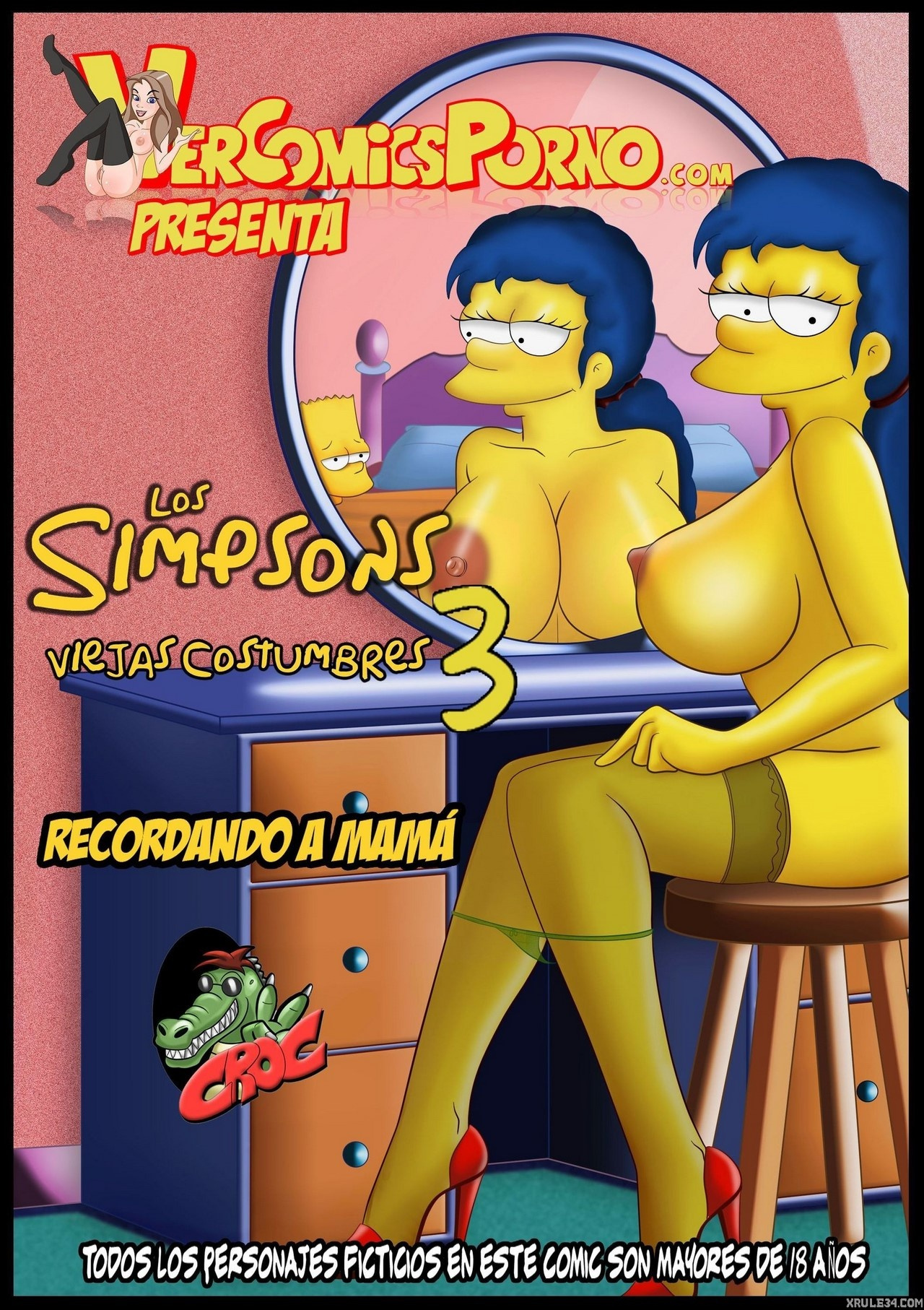 Simpsons porn comics old habits